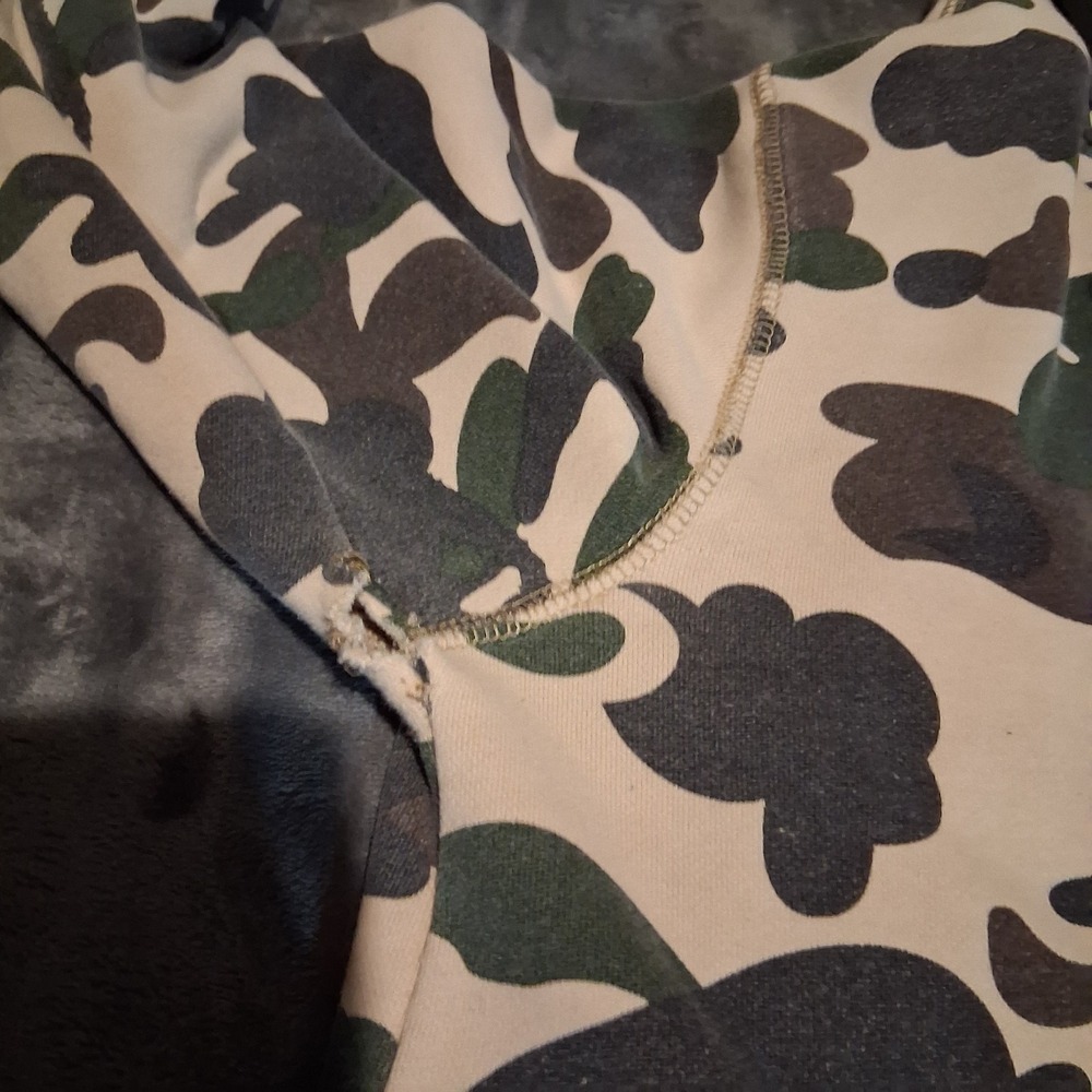 A Bathing Ape BAPE Camo Hoodie Size Large Gorilla Logo College Pullover OBO - Picture 11 of 15